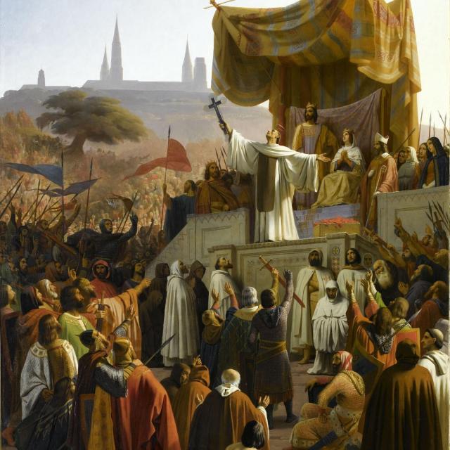 Saint Bernard Prêchant La 2e Croisade, à Vézelay, En 1146