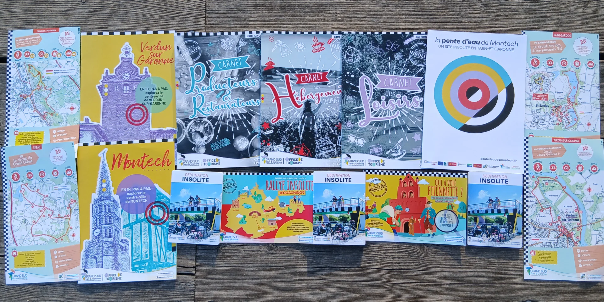 Les brochures de l'office de tourisme