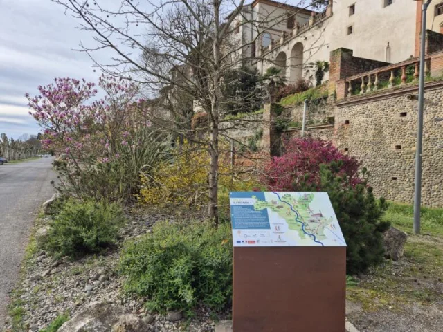 Sentier Vivez Garonne Installation Panneau Départ