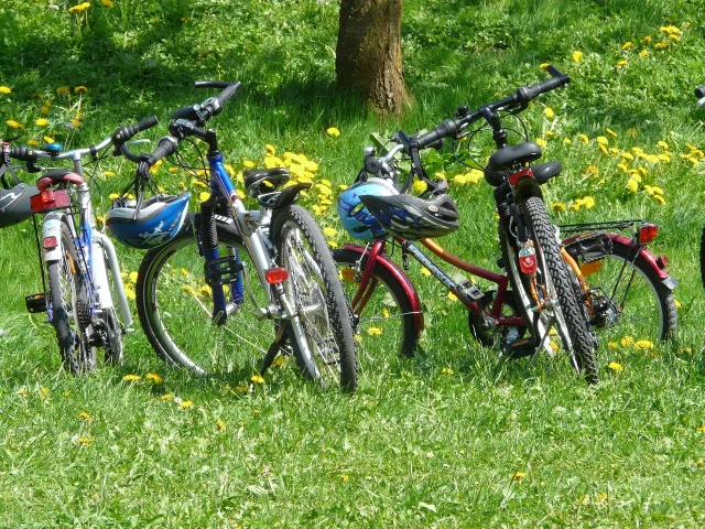 A vélo en famille