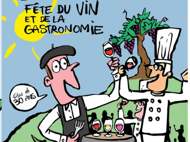 Affiche fête du Vin 2025