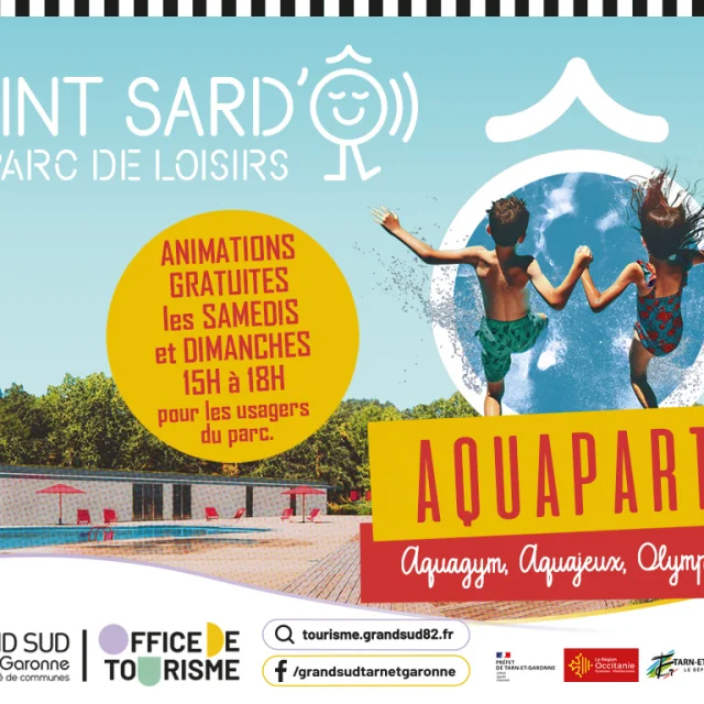 visuel aquaparty à saint sard'Ô