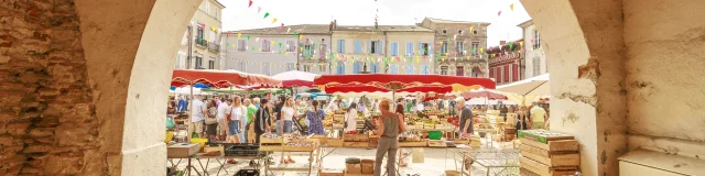 Marché traditionnel de Villeneuve-sur-Lot