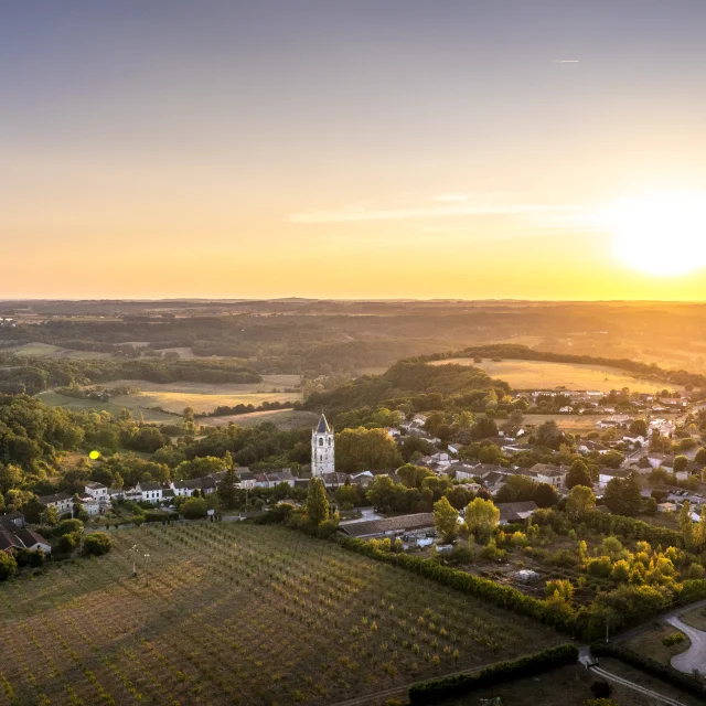 Coucher de soleil, Hautefage-la-Tour