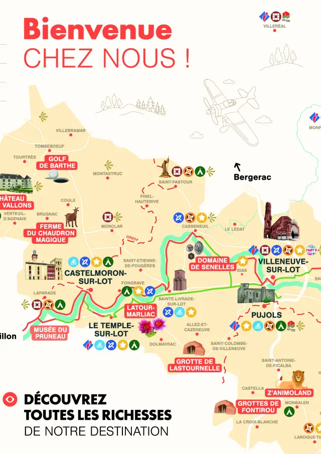 Carte Touristique Aveclogo