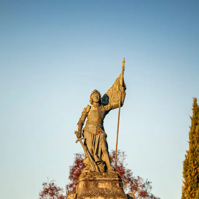Saintpastour Statue De Jeanne Darc