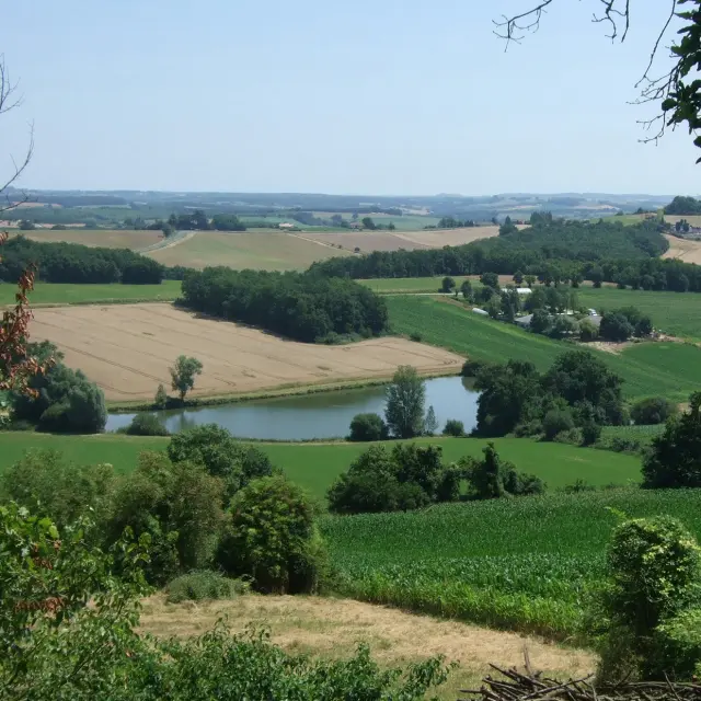 Tombeboeuf Vue Lac