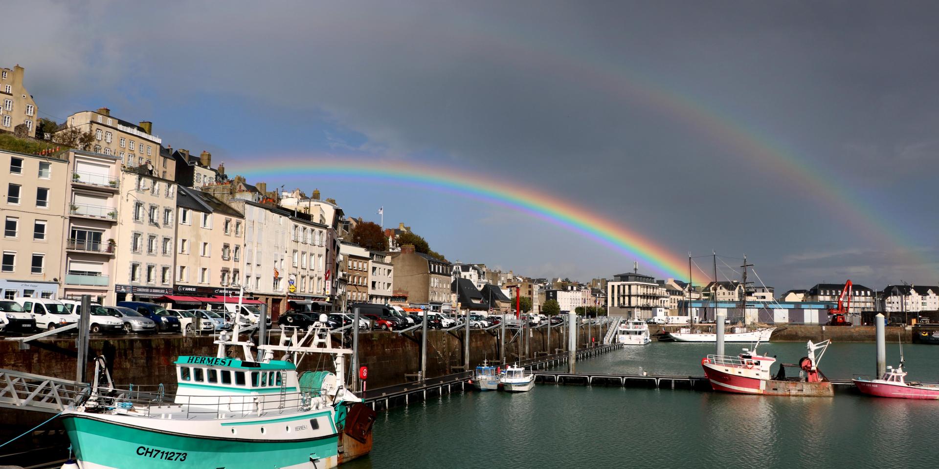 Arc En Ciel Dans Le Port De Peche Credit Otgtm Marie Claude Vergne 35214