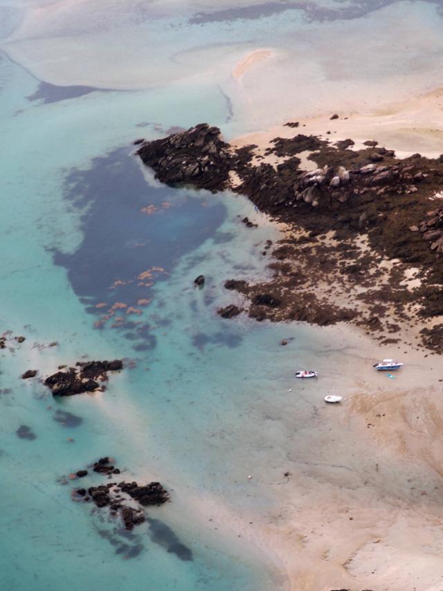L'archipel de Chausey vu du ciel