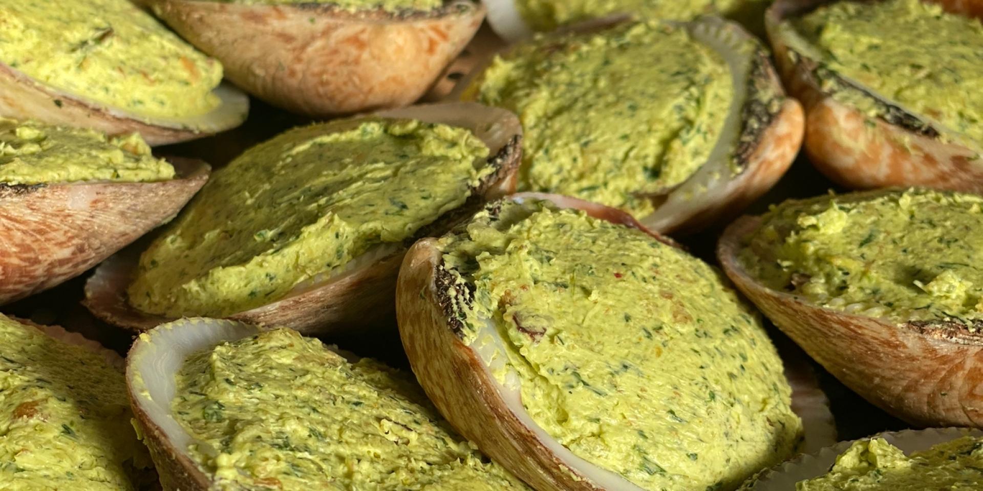 A dish by Stéphane Haissant, chef at the Loca Café restaurant in Granville