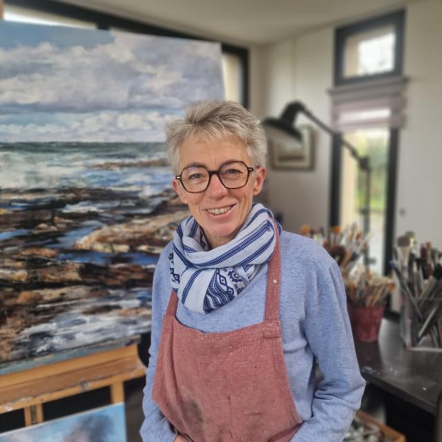 Valérie Le Merrer, artiste-peintre à Granville