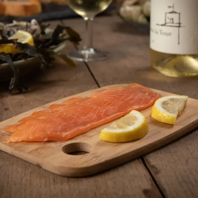 Saumon fumé localement
