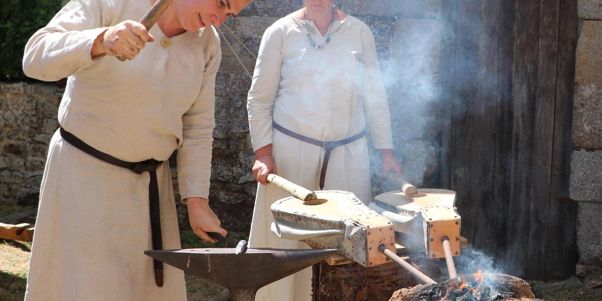 Village viking et normand à l'Abbaye de La Lucerne