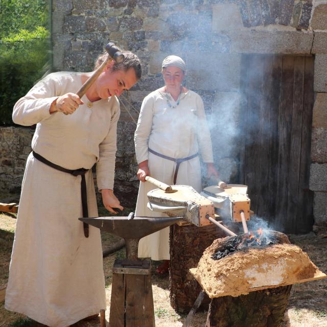 Village viking et normand à l'Abbaye de La Lucerne