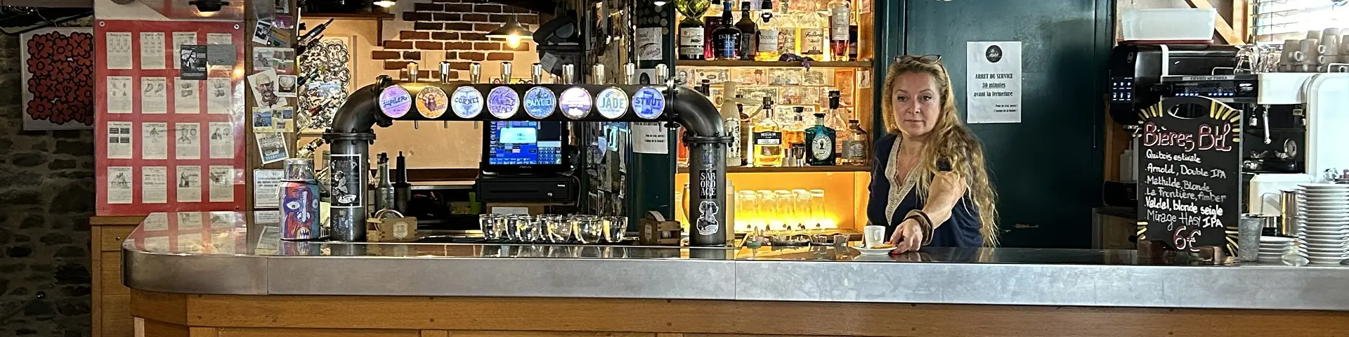 Nathalie Jeandidier, bar La Rafale dans la Haute Ville de Granville