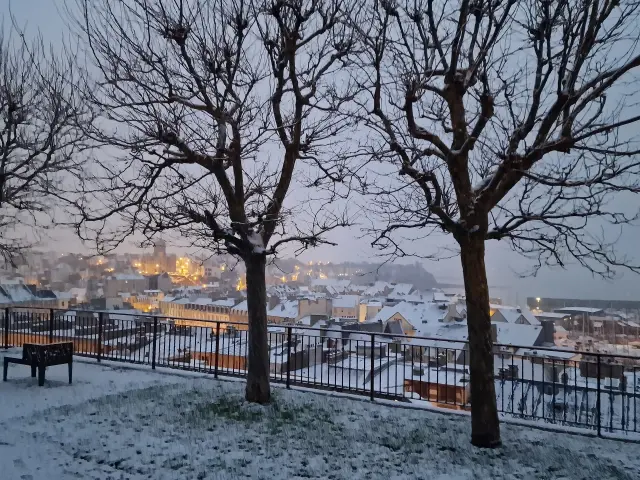 Granville sous la neige