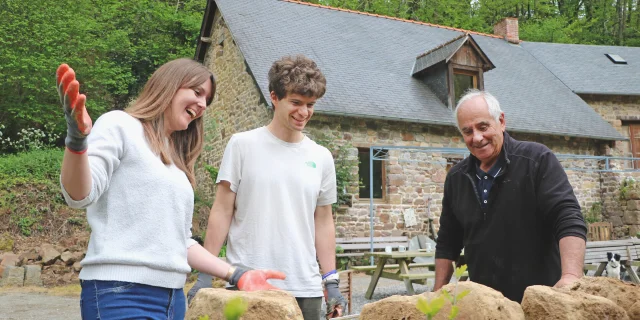 Expérience J'apporte ma pierre au Moulin de Vaucelles