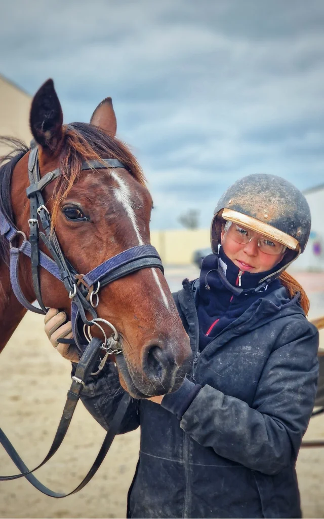 Alexandra Pillon et son cheval