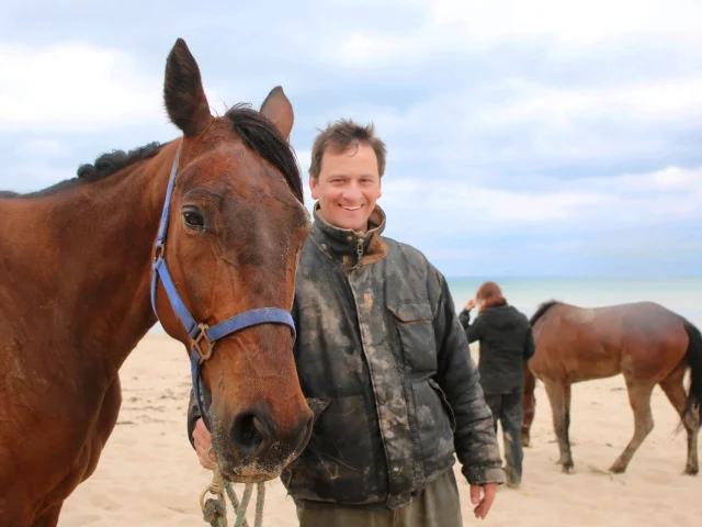 Sébastien Pillon et son cheval