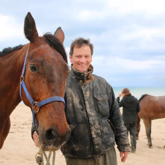 Sébastien Pillon et son cheval