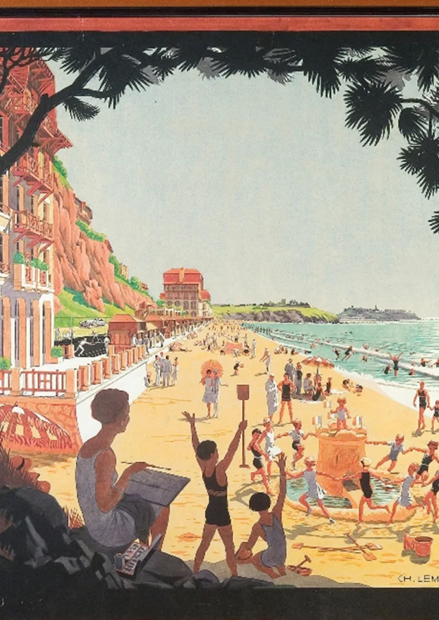 Affiche Plage Normande