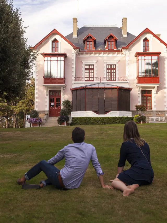 THE DIOR GARDENS AT THE DIOR MUSEUM IN GRANVILLE. NORMANDY, FRANCE. SEPTEMBER 2016.