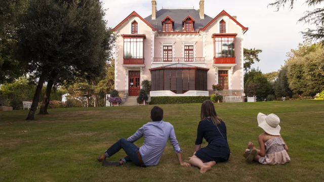 THE DIOR GARDENS AT THE DIOR MUSEUM IN GRANVILLE. NORMANDY, FRANCE. SEPTEMBER 2016.