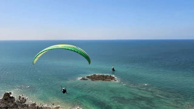 Session Parapente Au Dessus De Granville