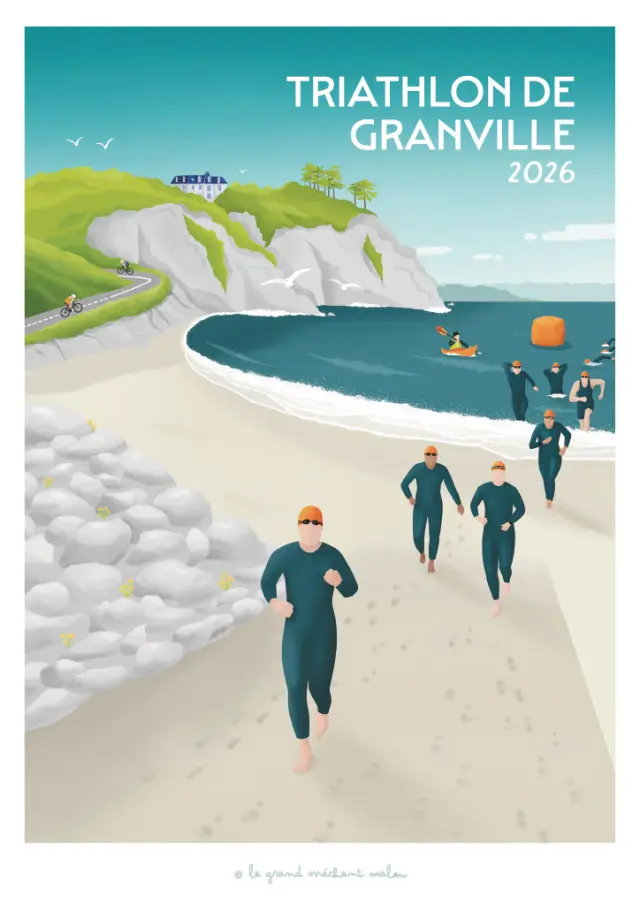 Affiche Triathlon De Granville 2026