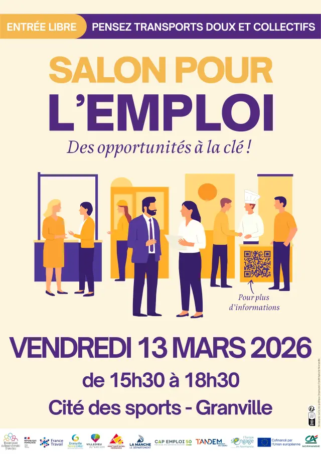 Affiche salon emploi 2026