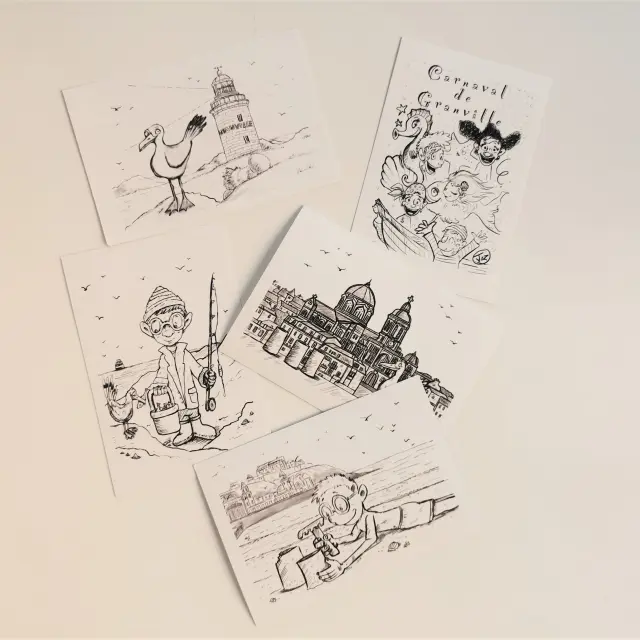 Carte Postale A Colorier Dreamer Animations