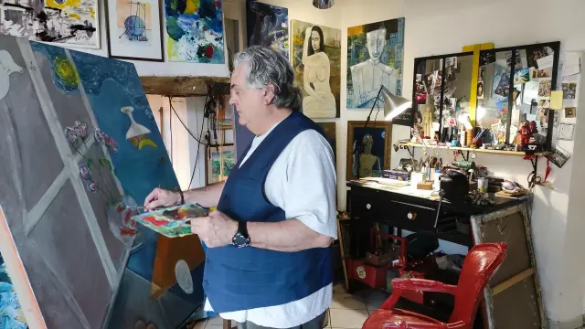 Jean-Francois Hélye, artiste à Cérences