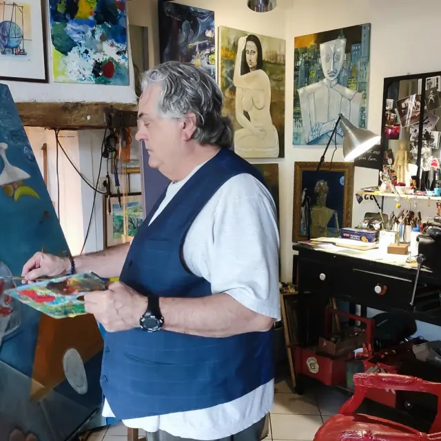 Jean-Francois Hélye, artiste à Cérences