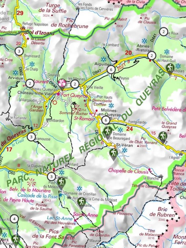 Carte interactive PNRQ