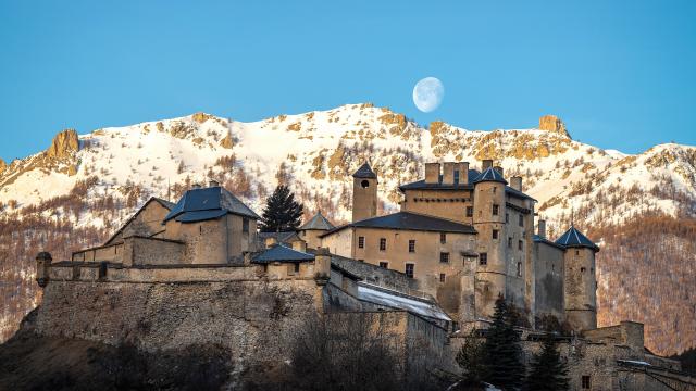 Fort Queyras Avec La Lune