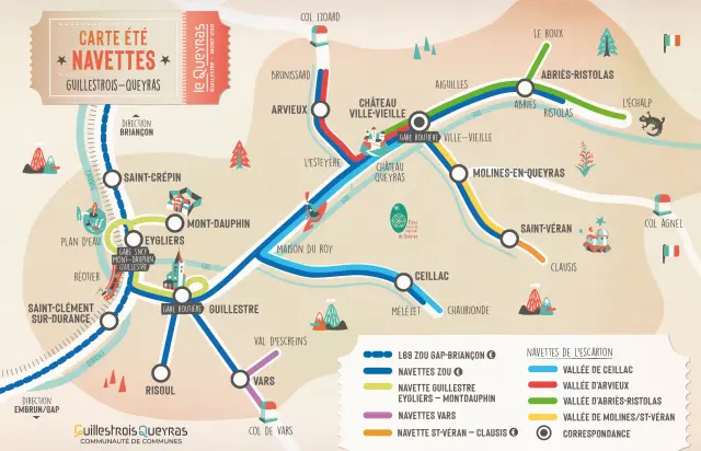 Carte Des Navettes Ete Vf Web