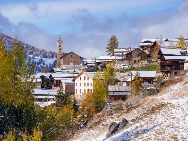 Saint-Véran aux premières neiges