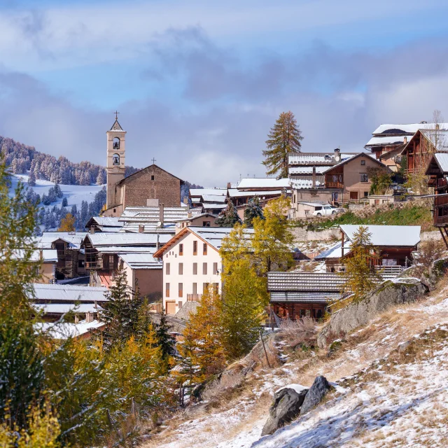 Saint-Véran aux premières neiges