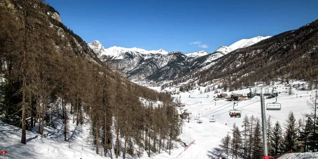 Vue Station Village Ceillac Queyras