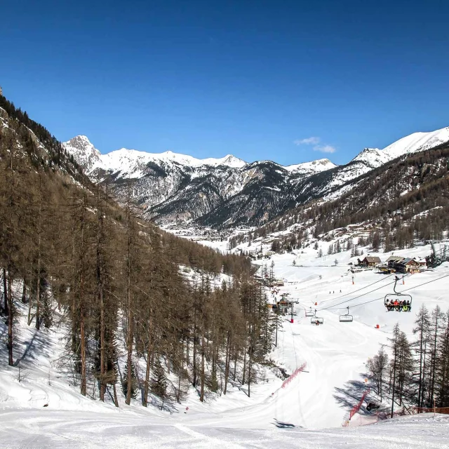 Vue Station Village Ceillac Queyras