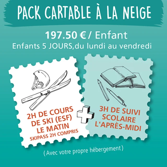 Pack Cartable A La Neige 1