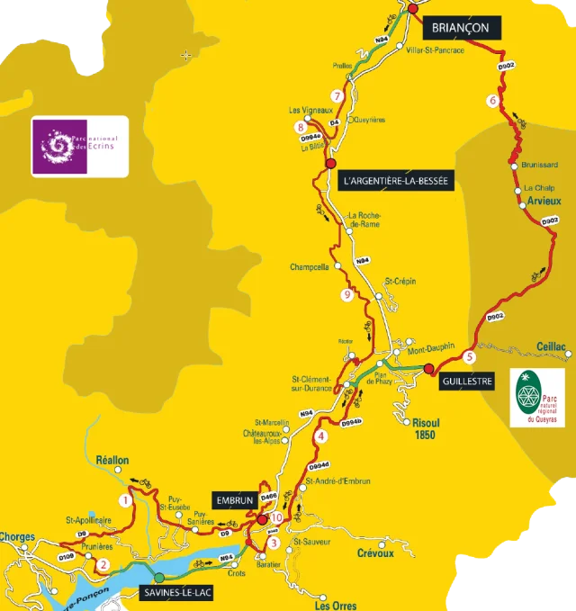 Carte Route Embrunman 05 1