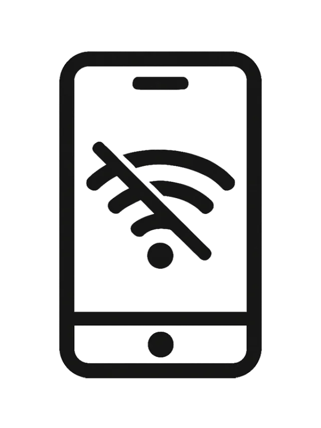 Icone Smartphone Sans Reseau 1