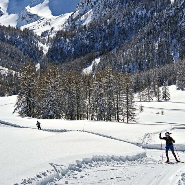 Nordic skiing Ceillac Norman Lancelot
