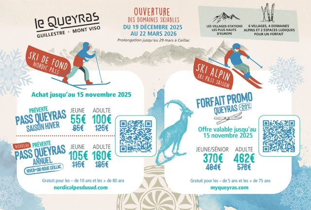 Ski Queyras Forfait Saison