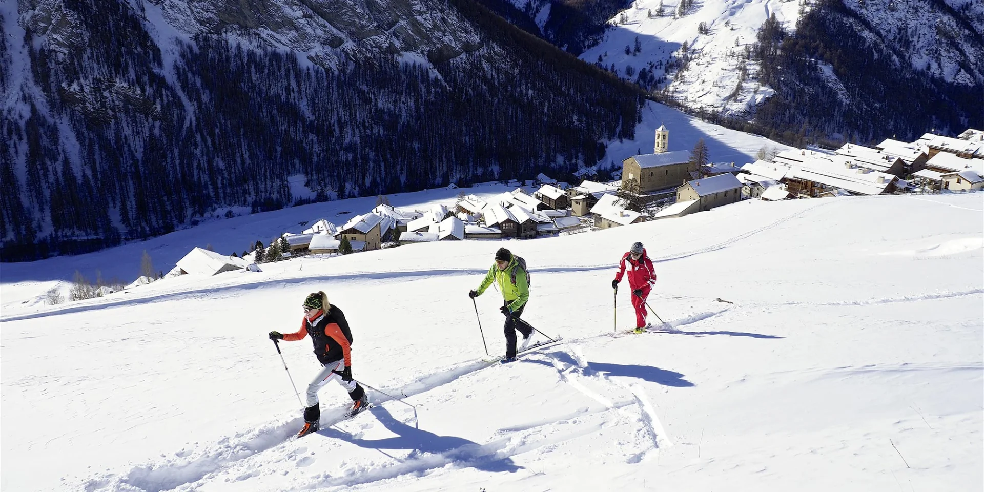 St Veran Village Hiver