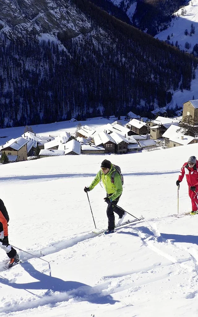 St Veran Village Hiver