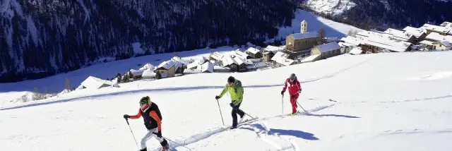 St Veran Village Hiver