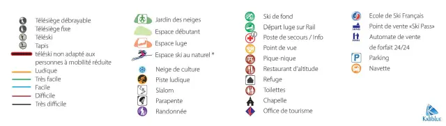 Legende Plan Des Pistes