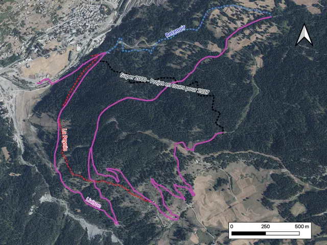 Plan Des Pistes Vtt Enduro Aiguilles 05